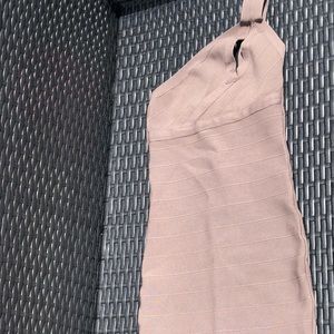 One shoulder bandage dress